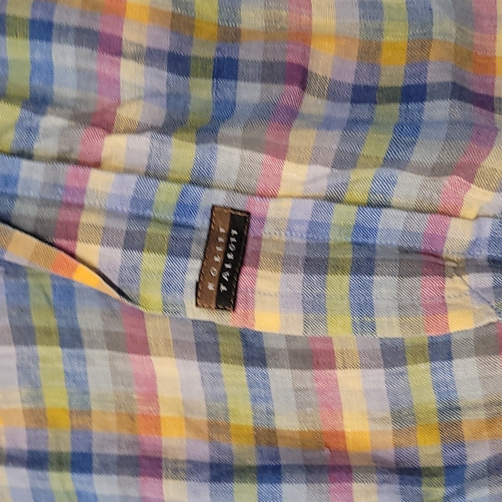 Excellent Condition Robert Talbott Shirt Size Lar… - image 3